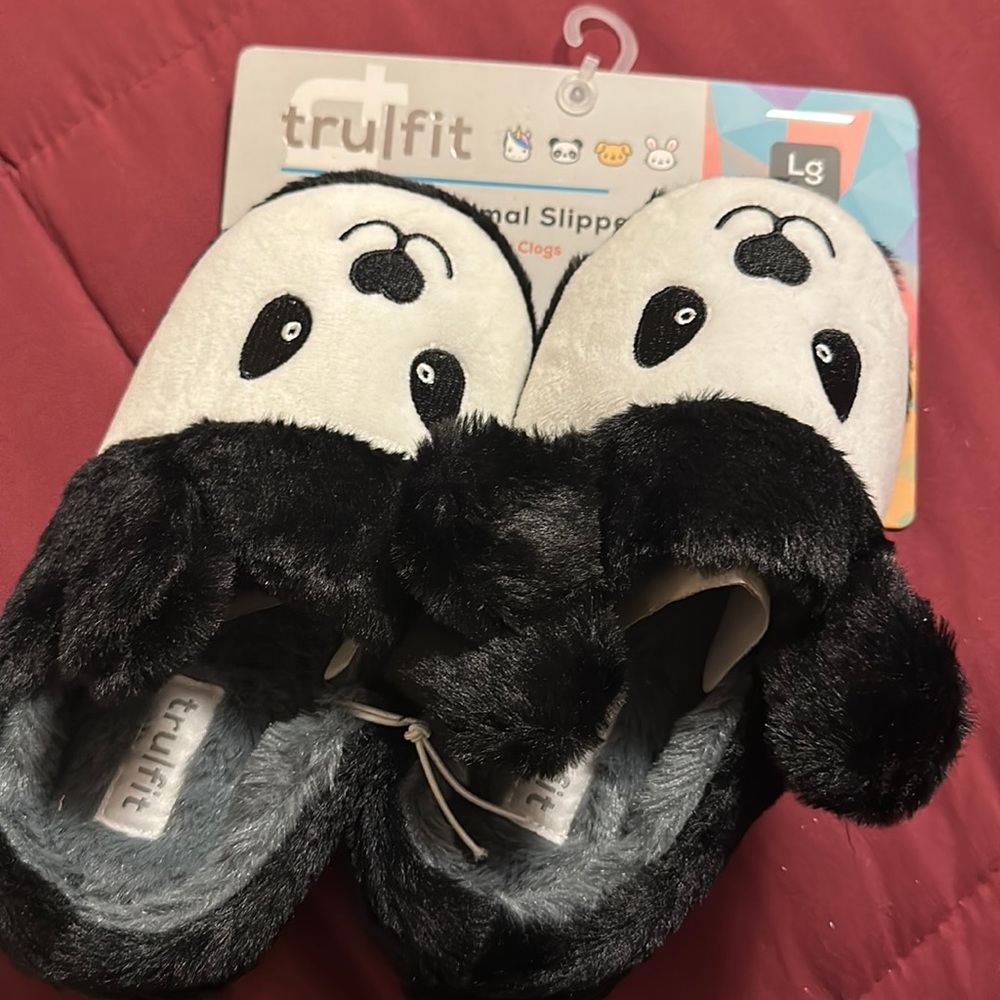 Trufit Panda slippers size child large 1-2